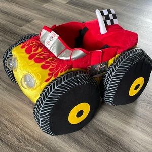 Monster Truck 3-D Costume Light Up Sounds Big Tires  NEW WITH TAGS